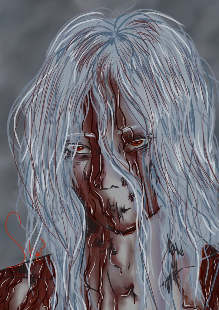 Kinda heavy on gore and a lil too messy ill probably redraw this but here you go

#ShigarakiTomura #shigaraki #mha #mhatwt #mhafanart