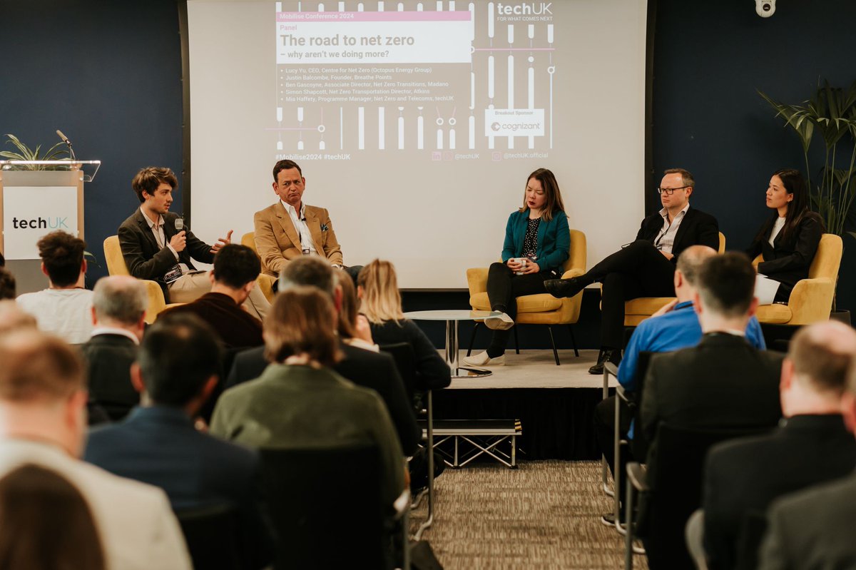 techUK's tweet photo. That's a wrap! With a full-house, our #Mobilise2024 conference was a hit 💥Thank you to all speakers, including @Bill_Esterson and @AnthonyBrowneMP, for generously sharing their insights on the future of transportation with our tech community. @Cognizant https://t.co/YsiexrUAFV