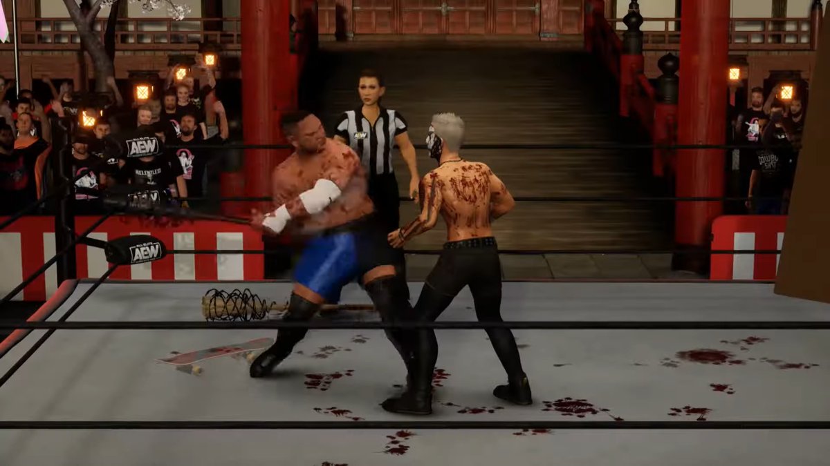 A better look at the Japanese Arena coming to Fight Forever with the 'World War Joe' DLC Pack #AEWFightForever #AEW