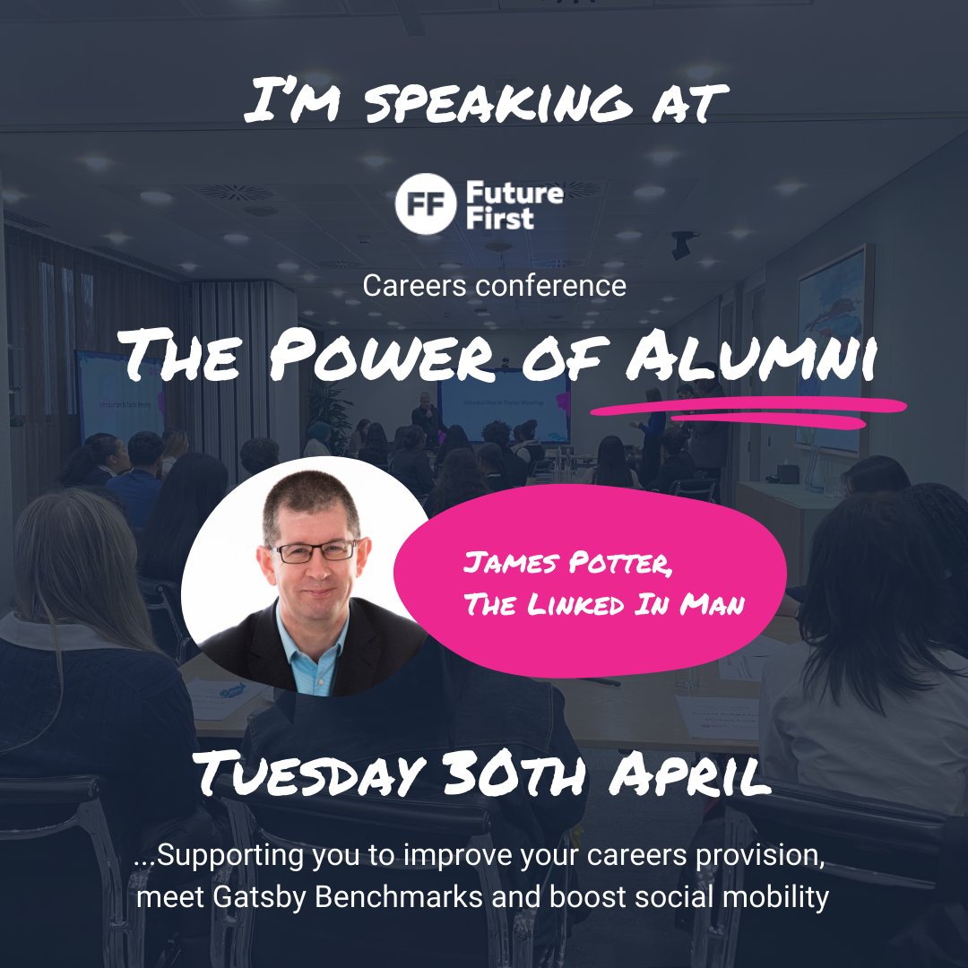 LinkedIn is a great tool for building your alumni network, but on a network of over 37 million people, how do you make yourself stand out? James Potter, 'The Linked In Man', shares how to make the most of LinkedIn when it comes to your alumni community: futurefirst.org.uk/how-linkedin-c…