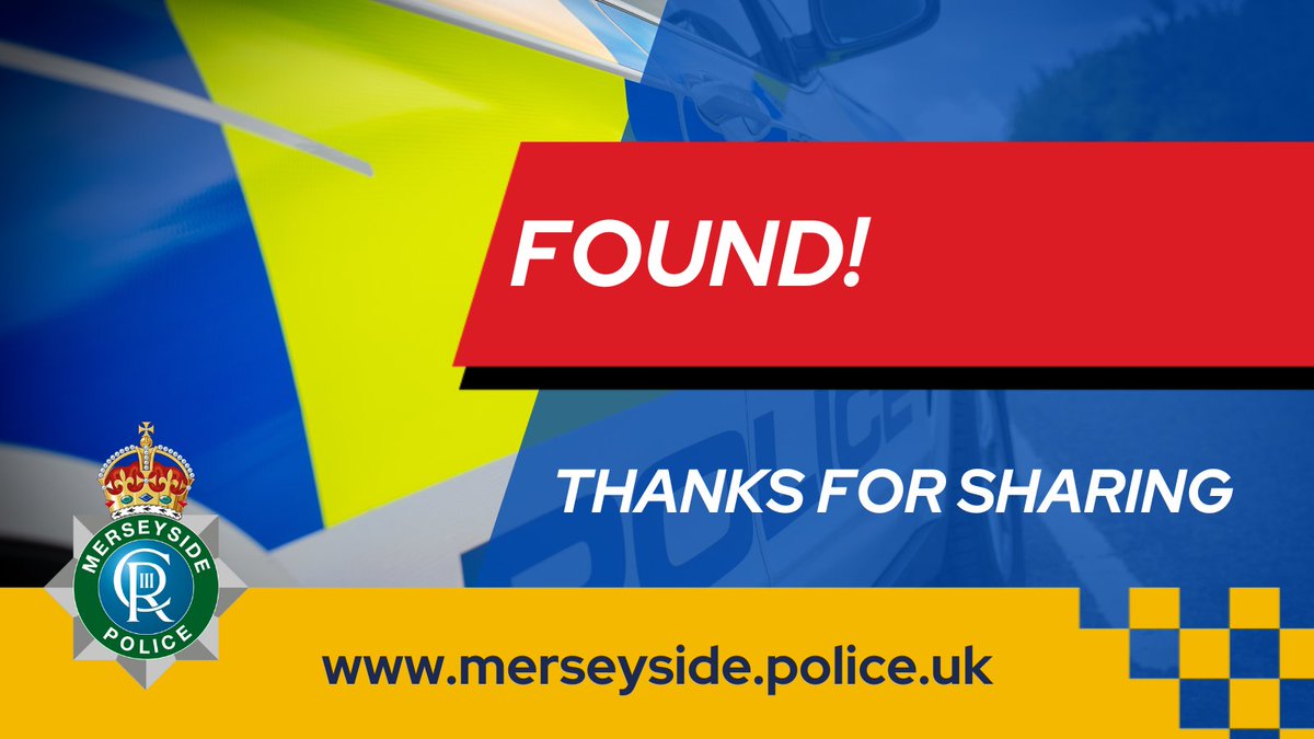 FOUND | #Missing teenager Ffion has been found safe and well following our appeal yesterday. Thanks as always for sharing these appeals 👏