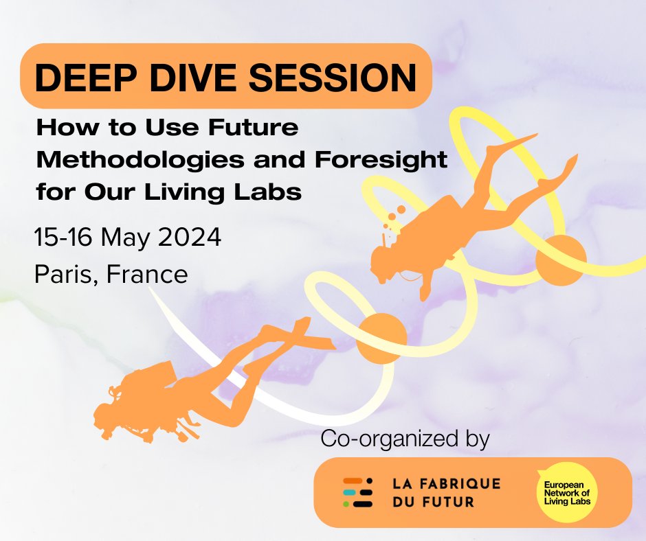 Would you like to learn how to enhance the long-term effectiveness and impact of your Living Lab? We will dive into future methodologies and foresight through our 1st 2024 Deep Dive Session! 💡 Discover more on May 16-17! Limited spots available: bit.ly/49Ck8jz 👈 📆