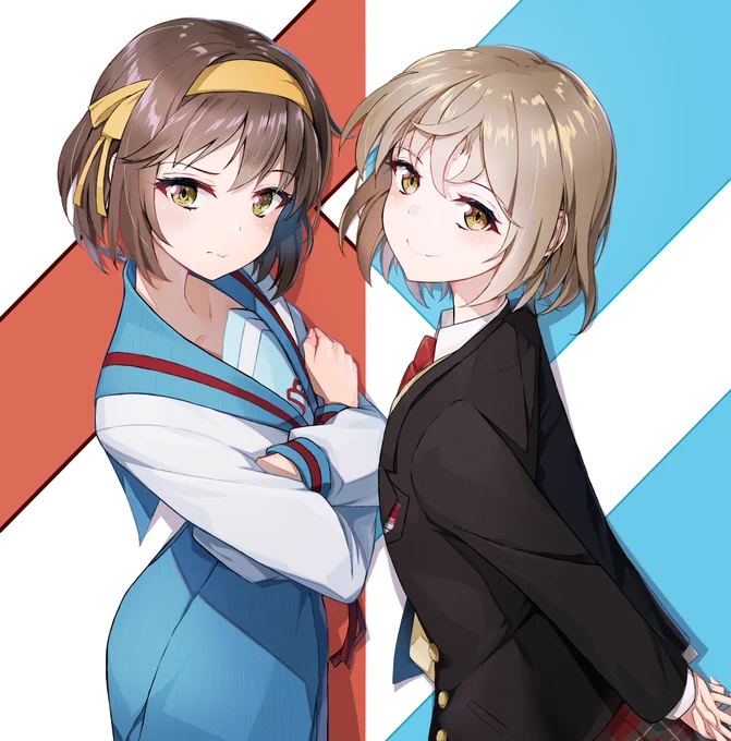 ハルヒ&佐々木(涼宮ハルヒの憂鬱) 
