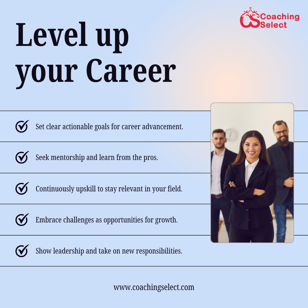 Ready to take  your career to the next level? Unlock your full potential with  CoachingSelect Expert's Online Career Counselling! 
Enroll Now at tinyurl.com/2y84sf7m
#CareerCounselling #PersonalizedGuidance #Career