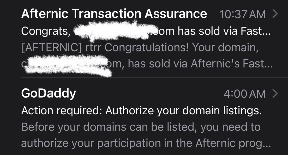 الحمدلله

Finally 😅
First sale since months 🎉

ان شاء الله فاتحة خير
And it really was fast. Only six hours between authorizing the listing and the sale 😳.

Sold at $800
Hold it since 2017
HandReg $8.47 

It is a 3 words coin domain, will reveal it when transaction completed