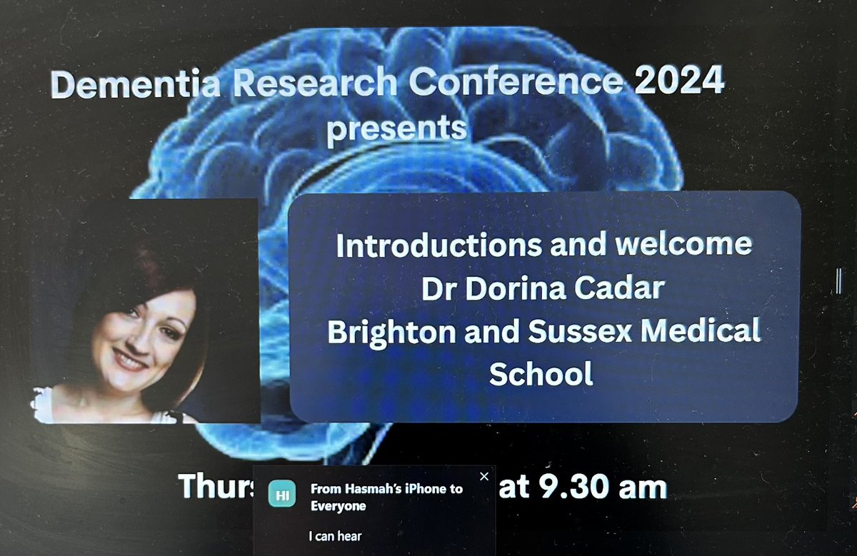 We’re off! Day 2 of our free dementia research conference hosted by <a href="/DorinaCadar/">Professor Dorina Cadar</a> looking forward to a day of talks! <a href="/BSMSMedSchool/">BSMS</a> #drc2024