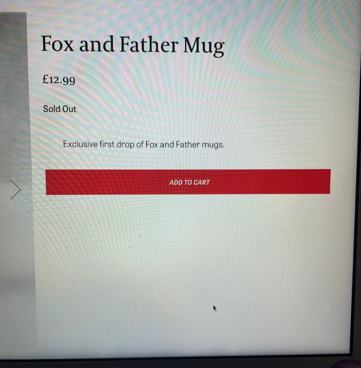 Sold out already. Amazing. New stock incoming. #FoxAndFather