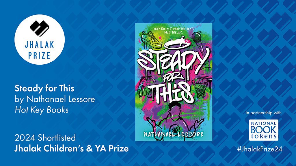 We’re so THRILLED that @NateLessore and #SteadyForThis have been Shortlisted for the Jhalak Children’s & YA Prize 2024! Huge congratulations Nate 🎉📚✨ #JhalakPrize24