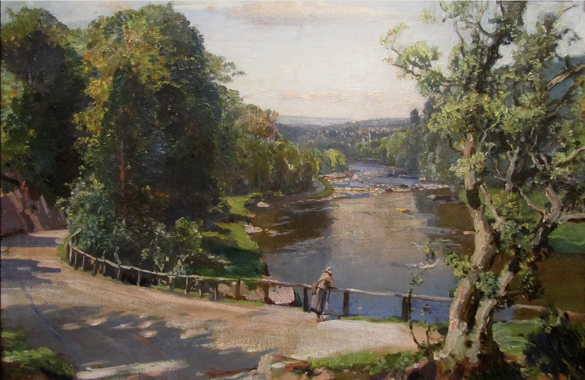 Good Day! The Gorge from Tillyfourie Gates on the Don by Samuel John Lamorna Birch RA Oil on Canvas (Currently for Sale)