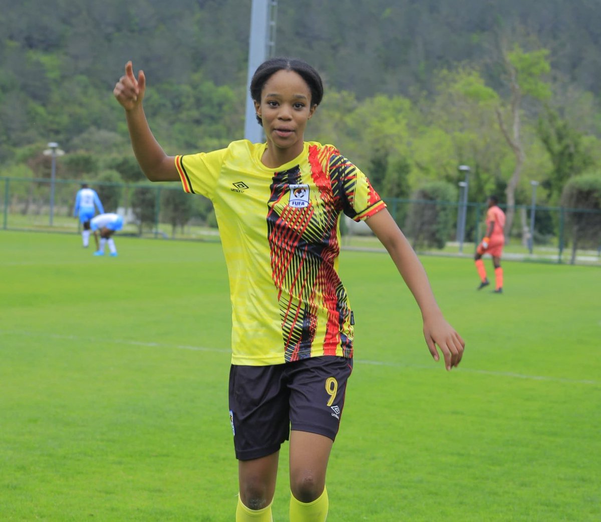 Isabella Blick 🇺🇬 has scored her first goal in National Team colors. This is also Uganda's 2nd goal at the ongoing UEFA WU16 Friendship Tournament. Halftime; Uganda 1-1 Botswana.