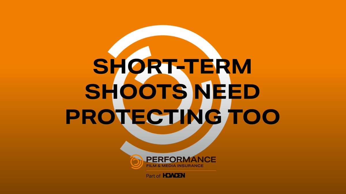 Short-term shoots need protecting too, get instant cover for 90 days or less. Get your quote today! performance-insurance.com/short-period-i…