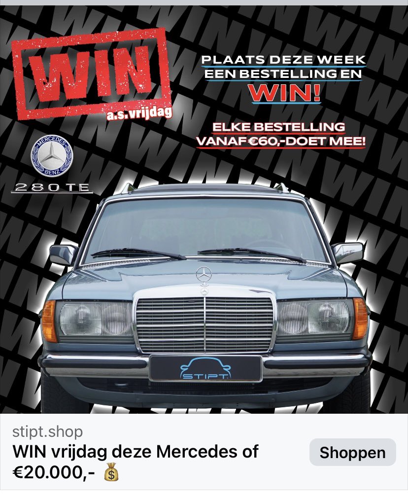 BNRpetrolheads's tweet photo. Wordt dit Stipt-poetspakket Carlo’s toegang tot zijn nieuwe Mercedes W123 280TE? “Morgen uitsluitsel en dan ga ik ‘m zaterdag ophalen denk ik”, zegt hij er zelf over. #pc333 #actie #stiptpolishpoint https://t.co/Iyx2DNeQby