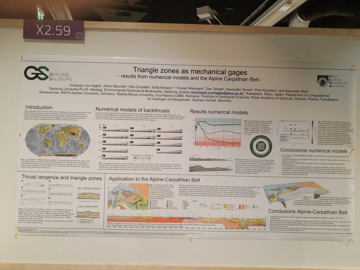 Are you at #EGU2024 and interested in fold thrust belts? Check out why backthrusts and triangle zones can tell us sth about their mechanics 

X2.59 meetingorganizer.copernicus.org/EGU24/EGU24-65…

In case you're not around, check the open access paper here
sciencedirect.com/science/articl…
