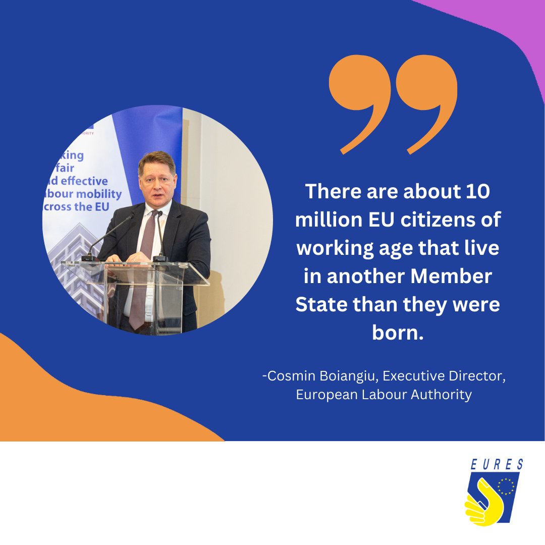 The launch of the ‘EURES Report on Labour Shortages and Surpluses’ is live! The Executive Director of the European Labour Authority Cosmin Boiangiu opened it outlining how EURES can support labour mobility as a solution to labour shortages and surpluses across Europe today.