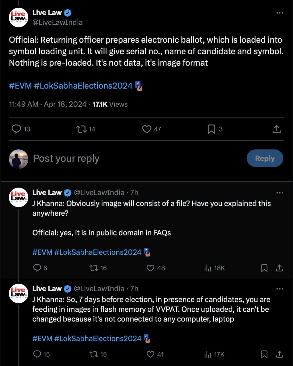 Sep 23 - @ECISVEEP to SC in affidavit: “EVMs are totally stand-alone machines having one-time programmable chips” Feb 24 - ECI FAQ: VVPATs have two memories. One is programmable. April 24 - SC hearing: SLUs are connected to VVPAT to upload images. Lying then or lying now?