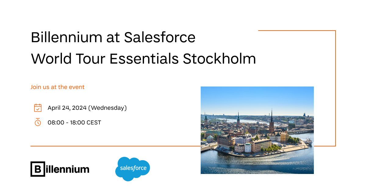 🤝Join us at Salesforce World Tour Stockholm to explore the power of connecting #data, #AI, and #Salesforce services! 

Connect with Lukasz Stypulkowski and Tomasz Trębacz to collaborate with us on the future of business. 📆

#Event #BusinessInnovation