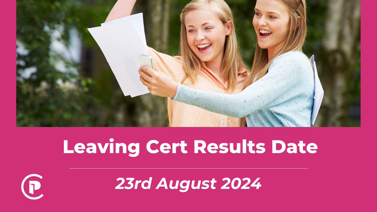 📣 Leaving Cert Results Date Announced! 23rd August 2024. #leavingcert #seniorcycle #leavvingcert2024