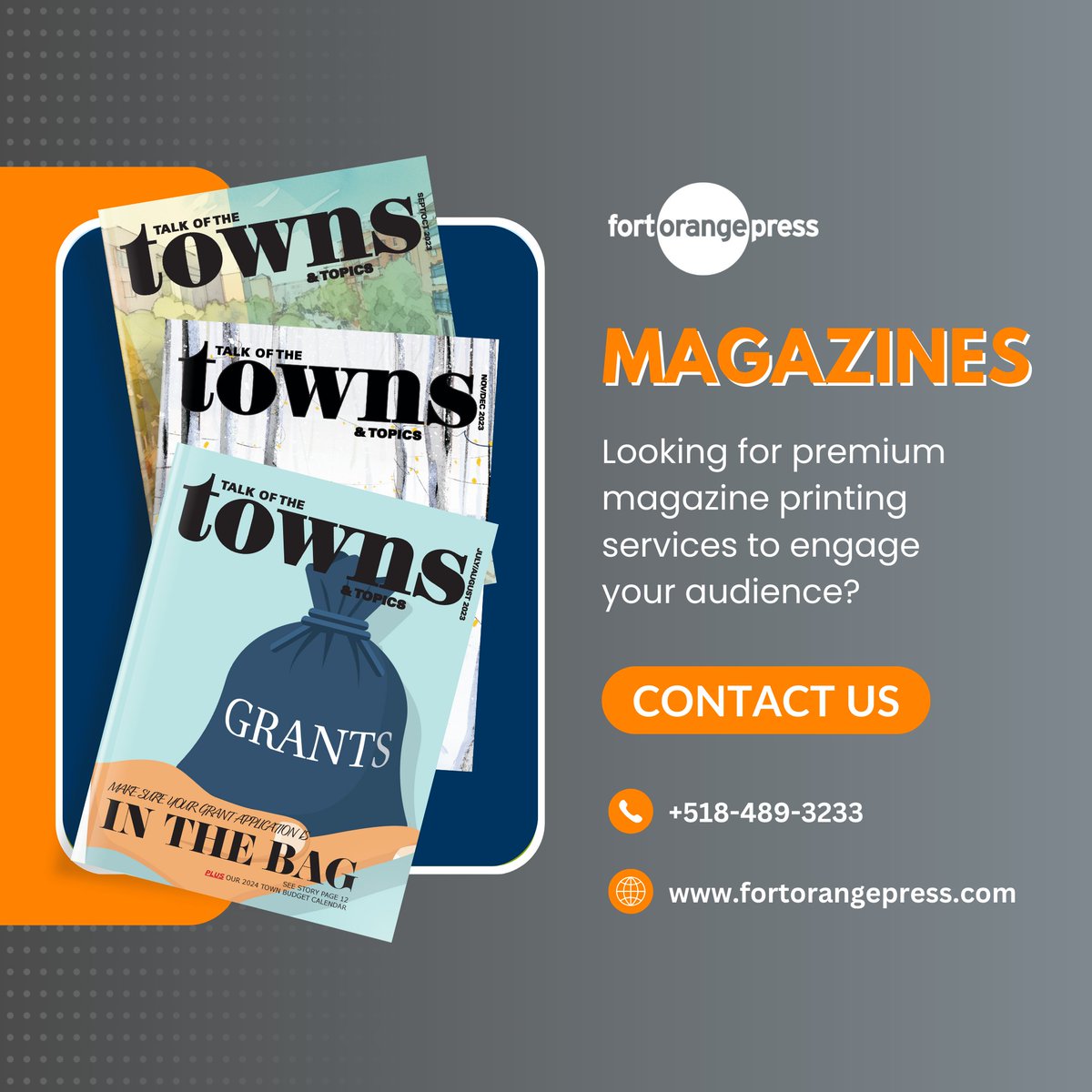 FortOrangePress's tweet photo. With Fort Orange Press' exceptional printing and mailing services, we specialize in producing beautifully printed publications that captivate your audience and make a lasting impression. Contact us about your project today!
--
#PrintingServices #QualityPrinting #ExpertPrinters https://t.co/iPYVfY0HdK