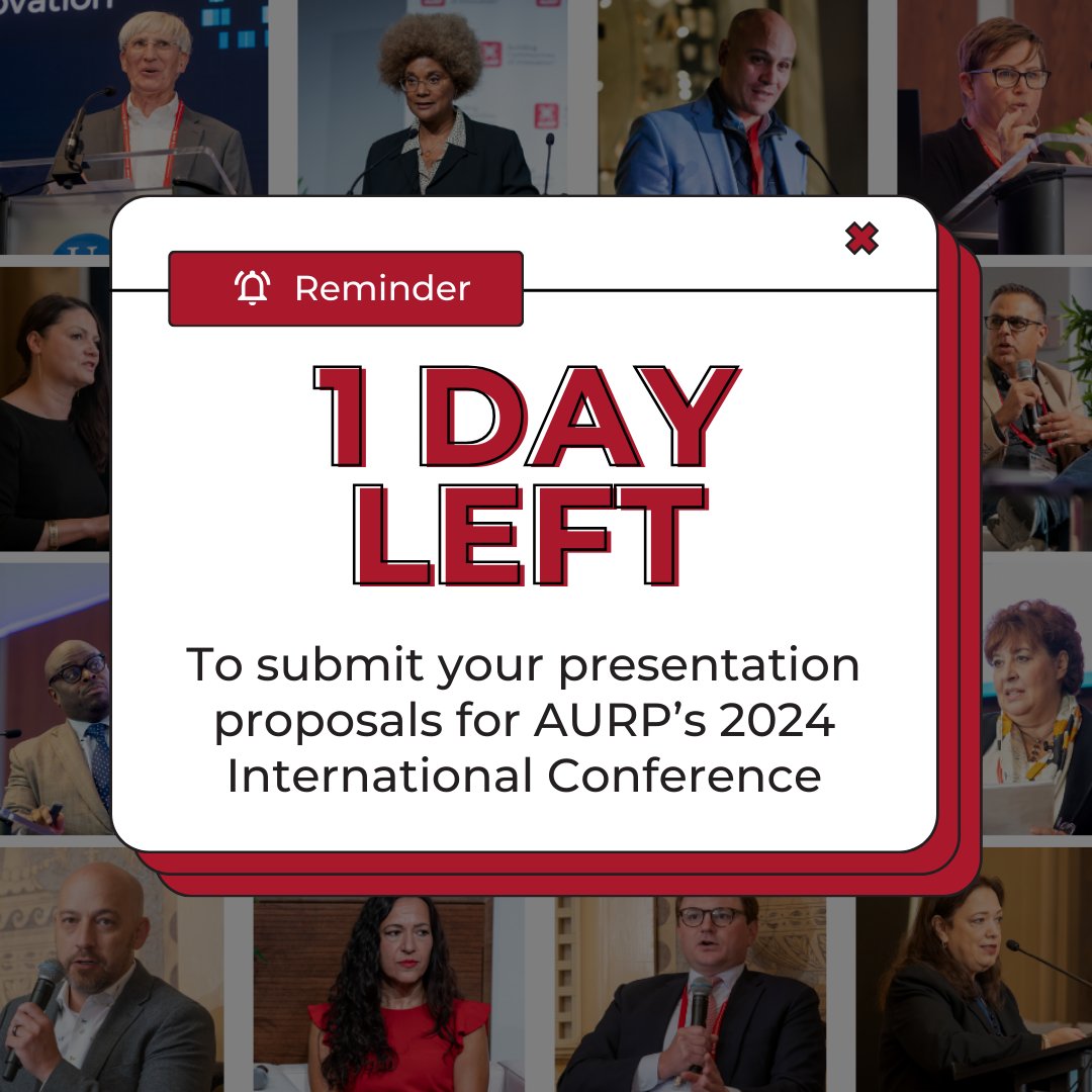 #AURPinAction: Just 1 day left! Submit your presentation proposals for AURP's 2024 Int'l Conference #AURP2024 hosted by the @UArkansas and the UArkansas Technology Development Foundation! Deadline is this Friday, 4/19: bit.ly/3VckIQB #ResearchParks #InnovationDistricts