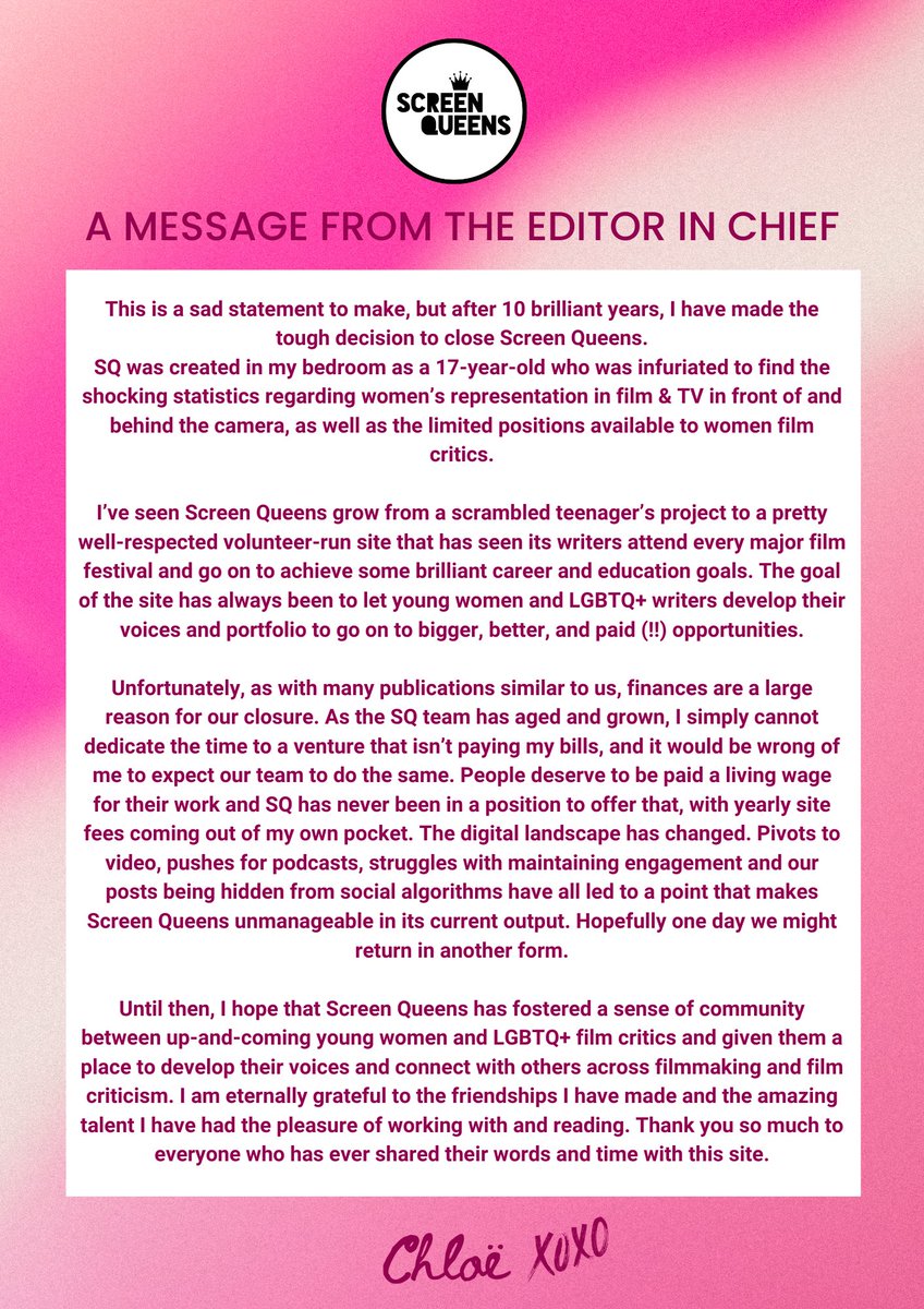 Screen Queens tweet media