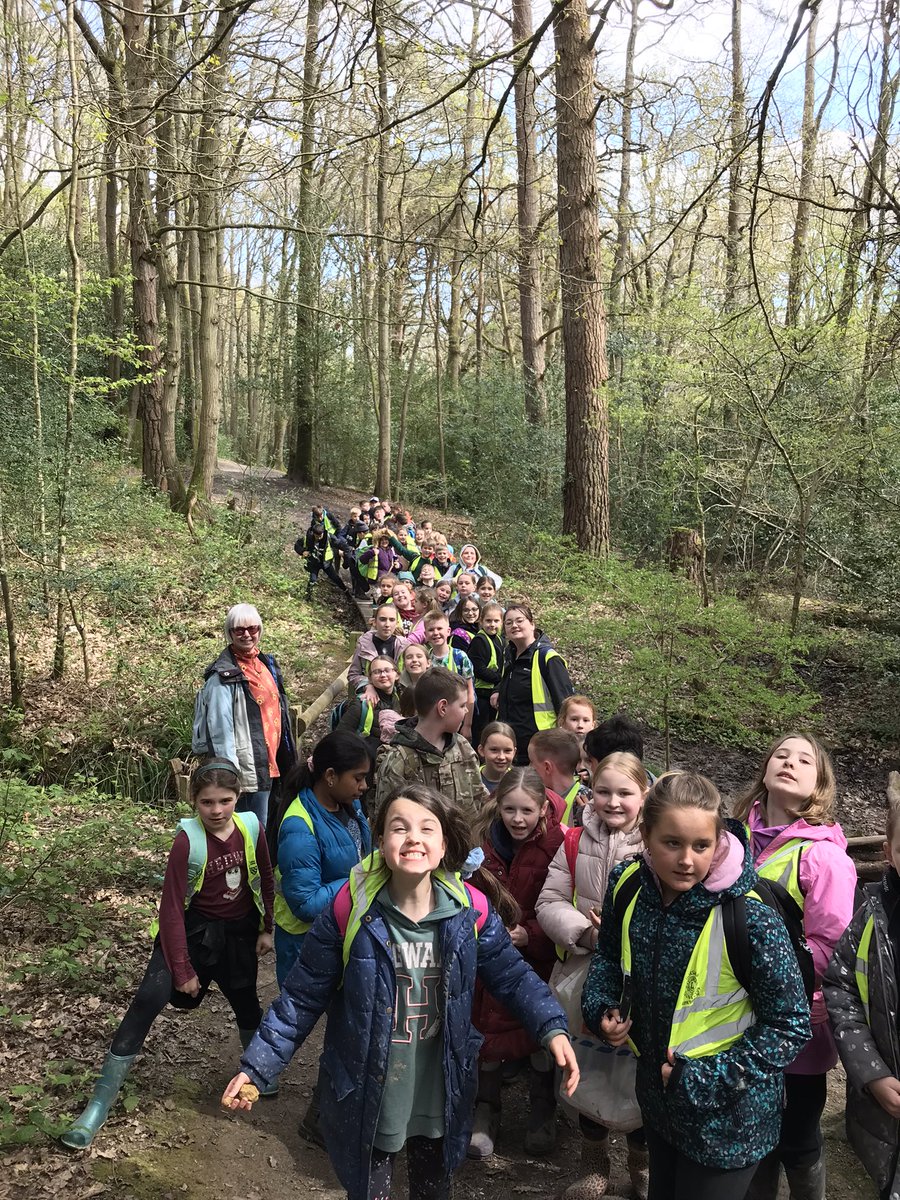 LeechpoolSchool's tweet photo. Year 5 had a lovely day in Leechpool Woods. Thank you to Mr Marlow for all the wonderful activities 💛💚 https://t.co/Ykrp4yqjVm