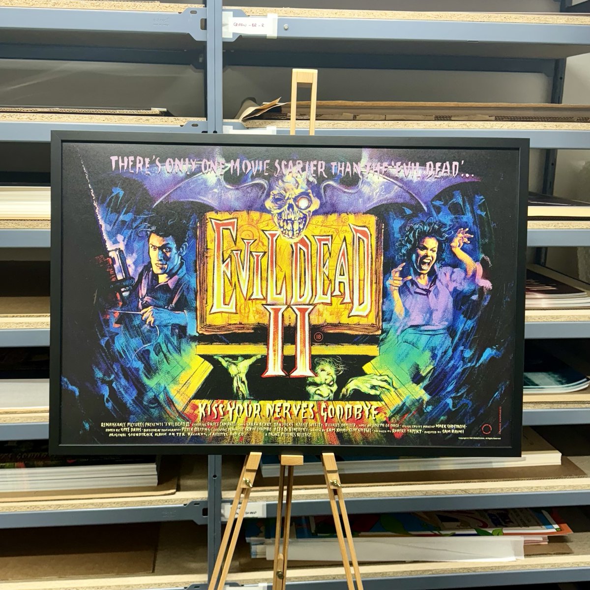 VicePressNews's tweet image. The Evil Dead and Evil Dead II limited edition posters by Graham Humphreys have been let out of the cellar &amp;amp; are on their way! 
Orders have now shipped &amp;amp; remaining copies are available now! Vice-Press.com
#theevildead #evildeadII #movieposters #posters #horror