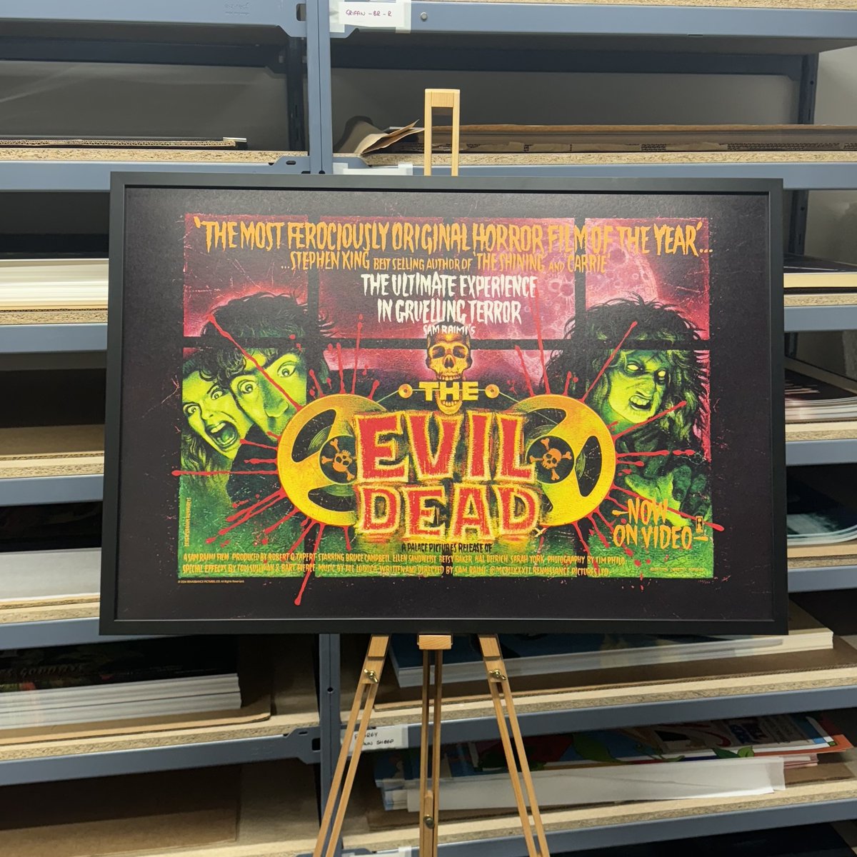 VicePressNews's tweet image. The Evil Dead and Evil Dead II limited edition posters by Graham Humphreys have been let out of the cellar &amp;amp; are on their way! 
Orders have now shipped &amp;amp; remaining copies are available now! Vice-Press.com
#theevildead #evildeadII #movieposters #posters #horror