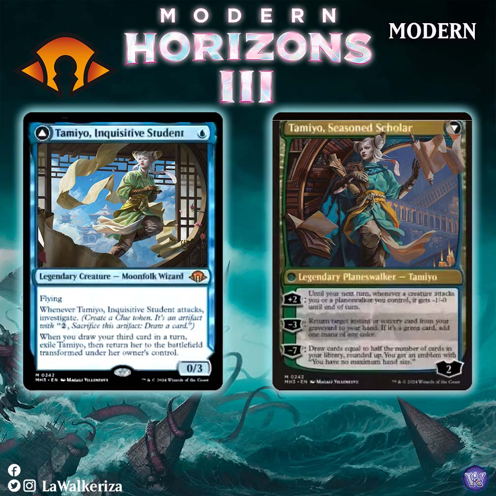 LWalkeriza's tweet photo. #LaWalkeriza
#MTGHispano
#MTGMH3 #MTGspoilers #MTG #MagicTheGathering
#MTGcommander #tamiyo #Sorin #RalZarek #Grist https://t.co/VlhTYhU5Q1
