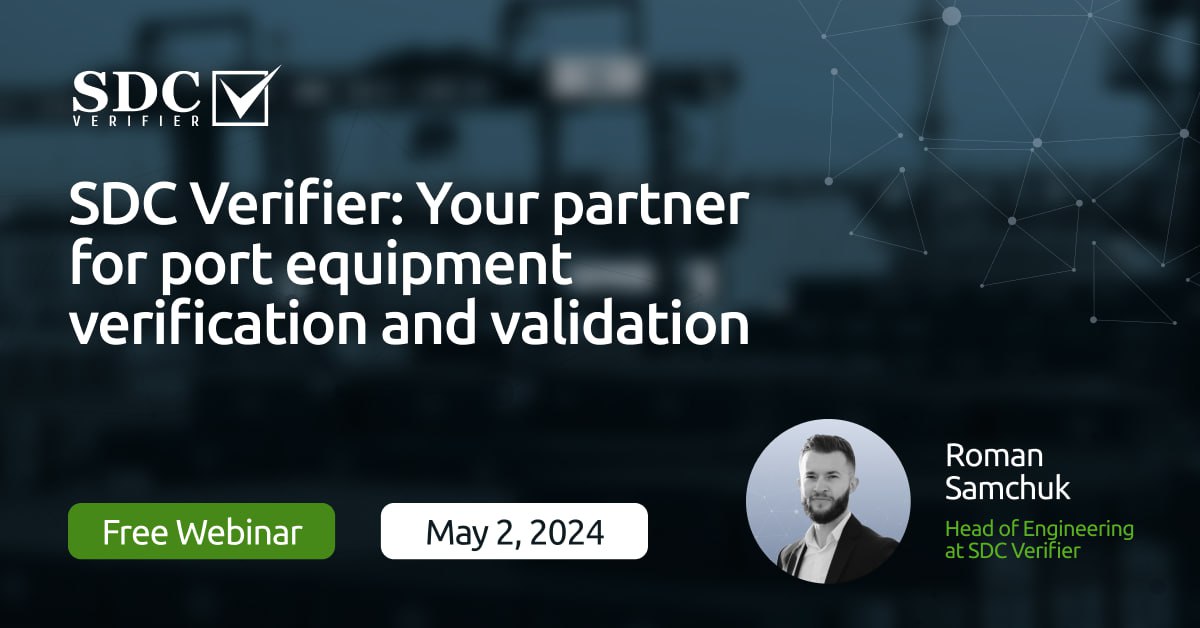 SDCVerifiercom's tweet photo. 🎙️Register for the #webinar hosted by SDC Verifier's Head of Engineering, Roman Samchuk, to learn the best practices of port structures #simulation and #verification according to standards.
‼️ Follow the link to pick the most convenient time: https://t.co/GPM50dmI1f https://t.co/mqYZG6BKLU