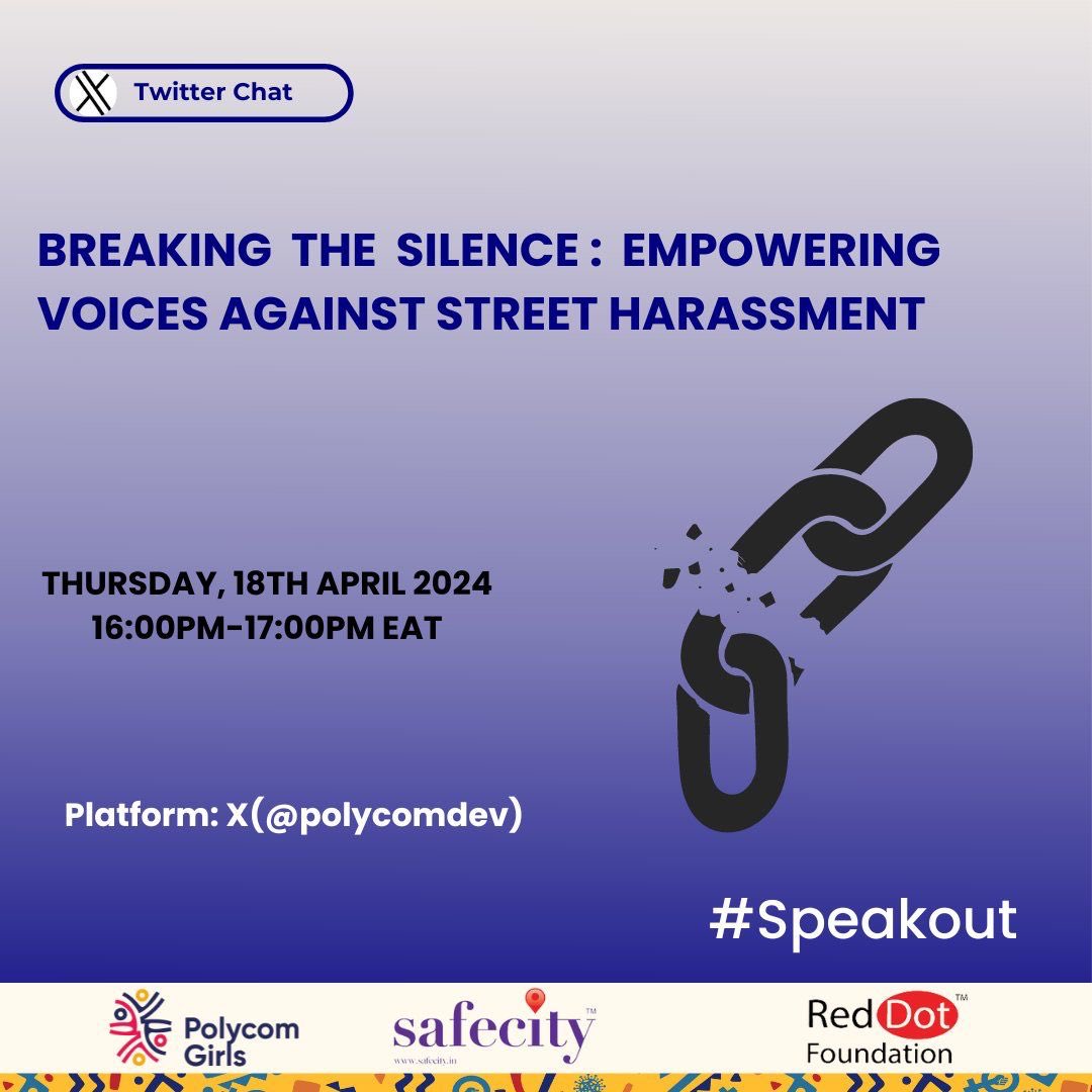 Join this conversation today as we speak out against street harassment #AntiSHweek2024 #Polycomspeaks #Speakout @polycomdev @thesafecityapp @urbancampaign @SDGsKenyaForum