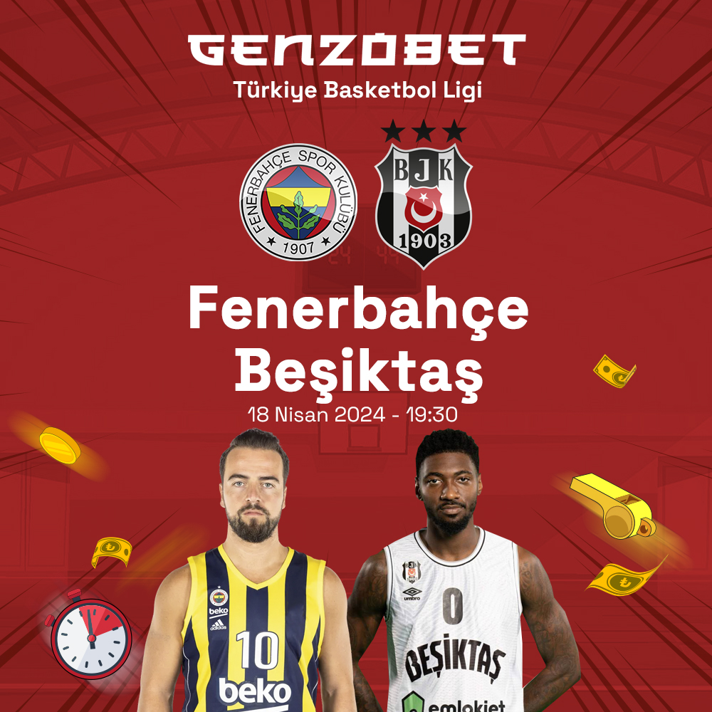 🏀 Basketbol Süper Ligi'nde iki ezeli rakip Fenerbahçe ve Beşiktaş bu akşam karşı karşıya geliyor! Favori takımına bol oranlarla bahis yapmak için #Genzobet tam adresi! Genzobet Giriş: bit.ly/3H9FBDQ