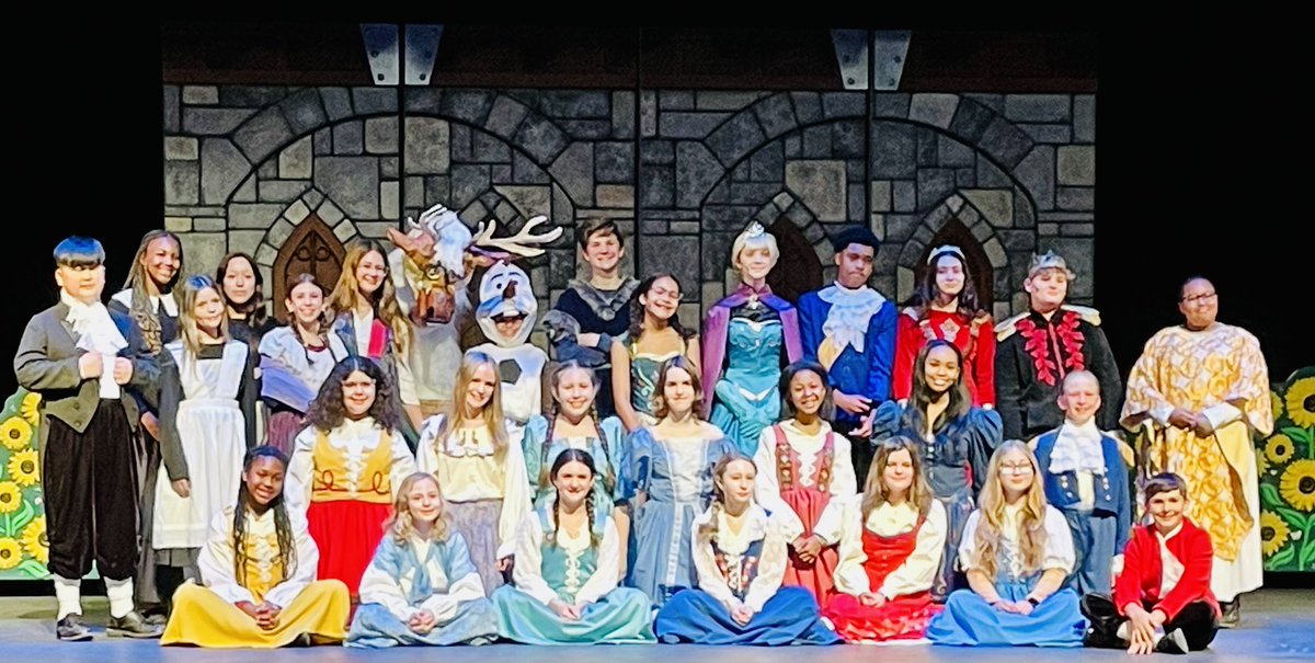 ChoralMfs's tweet photo. Come see many of our choir members as the middle school presents Frozen Jr. this weekend!  Tickets can be purchased at: https://t.co/8MkmvIV33U https://t.co/MZJ0AYpA8w