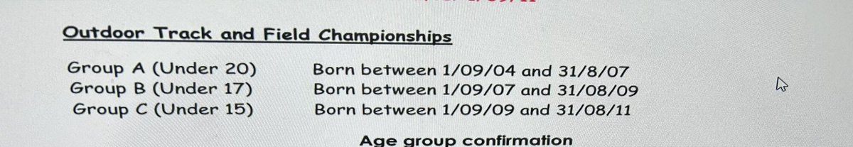 Any pupil wanting to be entered in to the Scottish Track & Field Championship, please see Miss Steele before Friday the 3rd of May 🏃🏽🏃🏽‍♀️ Please read the information on the images beforehand. @HolyroodSec