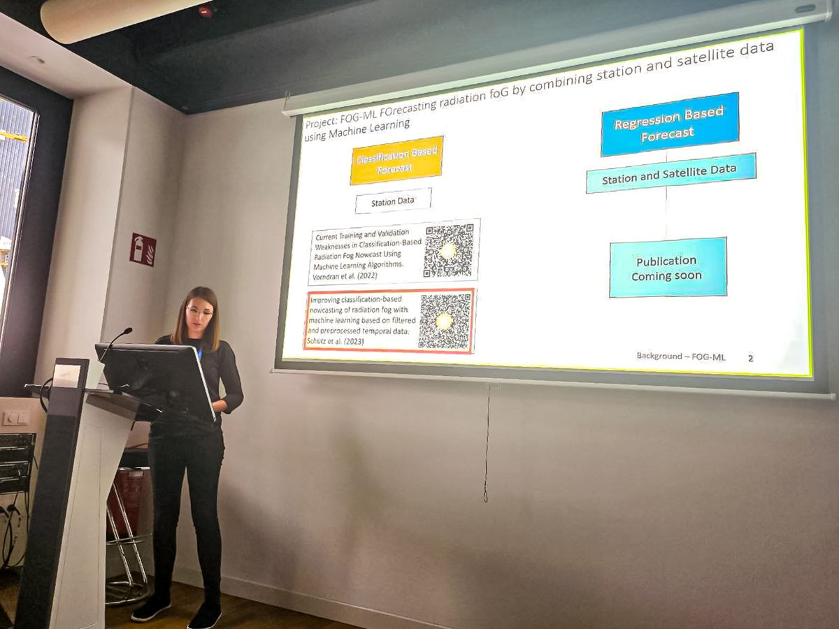 Michaela and Paulina are currently attending #EGU2024 to present their work on modelling climate properties for South Ecuador and fog nowcasting with machine learning through posters and talks, and to meet fellow researchers.