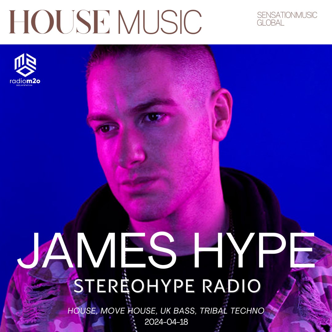 James HYPE - STEREOHYPE Radio - 18 April 2024 #JamesHYPE #STEREOHYPERadio #DanceWithUs #m2o #house #movehouse #ukbass #tribaltechno #Sensationmusic #SensationmusicGlobal 🎼 Complete Audio MP3 (listen, download), Tracklist on Patreon: patreon.com/sensationmusic…