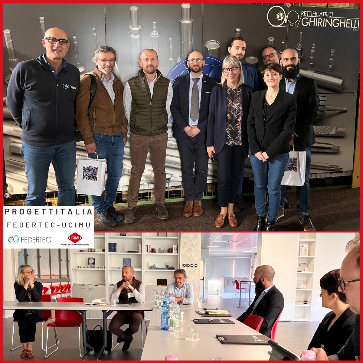 UCIMU's tweet photo. 🏭 Rettificatrici Ghiringhelli S.p.a., storica associata #UCIMU, ha accolto la delegazione di aziende FEDERTEC nell’ambito dell'iniziativa #PROGETTITALIA.
#UCIMU #FEDERTEC #macchine #utensili #macchineutensili #robot #robots #robotica #automazione #automation #industria #impresa https://t.co/itAIdP31sr