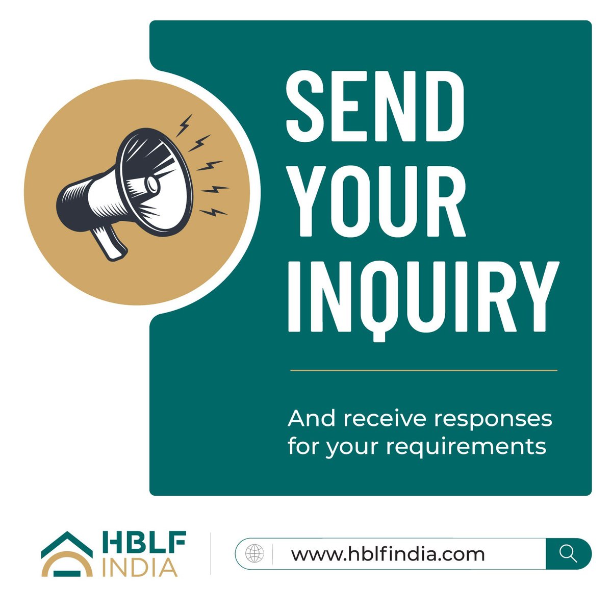 Looking for products and suppliers on Architectural and Interior Product Industry? Send Inquiry Now on HBLF INDIA!

Register now: hblfindia.com/register
#HBLFINDIA #B2BPortal #BusinessDirectory #BusinessNetworking #ArchitecturalProducts #BuildingMaterials #ConstructionSuppliers