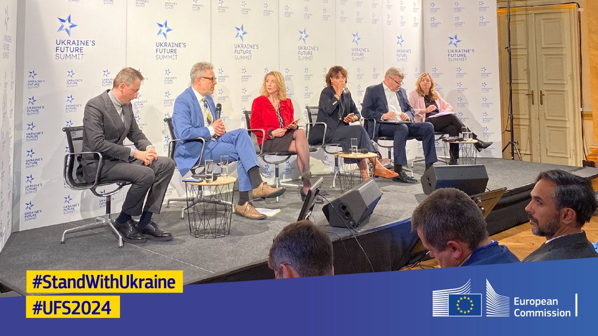 At the Ukraine's Future Summit today, panelists emphasised the importance of business engagement & investment in Ukraine's future, highlighting the vast opportunities of deeper integration with the EU #SingleMarket. 🇺🇦🇪🇺 Support actions for Ukraine👉single-market-economy.ec.europa.eu/support-action…