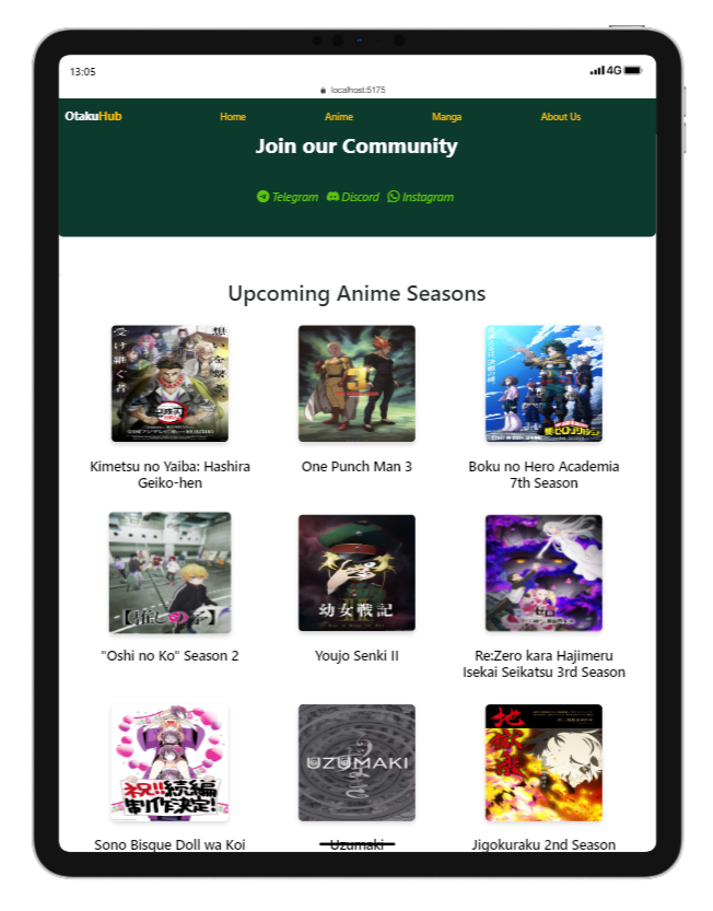 Wanmei_me's tweet photo. 🌟 #100daysofALXSE Days 20-22 🚀

🖥️ Enhanced Vue.js UI &amp; API 🌐 🎬 Unlocked anime/manga APIs 📚 🚀 Optimized JSON data loading 💻
Excited for more coding adventures! Stay tuned! 🌟 #WebDev #Anime #CodingJourney #ALXSoftwareEngineering #uiuxdesign #UIUXDesigner #coding https://t.co/FmJTfW9xDI