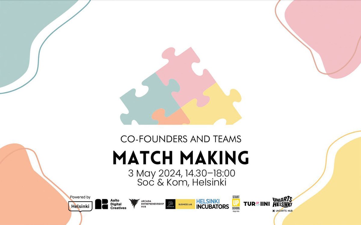 ❗Don't forget to sign up to the #CampusIncubators' 3rd Matchmaking event on 3 May, featuring talent from 7 diverse universities & designed to help you find the find the perfect team members to surround yourself with. 🧡 🏄Read more & register!👇 buff.ly/3vHYhII