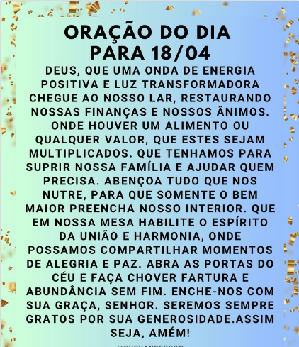 Bom dia que seja uma quinta-feira abençoada pelo Grande Arquiteto do Universo, que nossos sonhos sejam realizados e o merecimento seja todos os dias! Que a abundância entre em nossas vidas de maneira surpreendente e milagrosa!