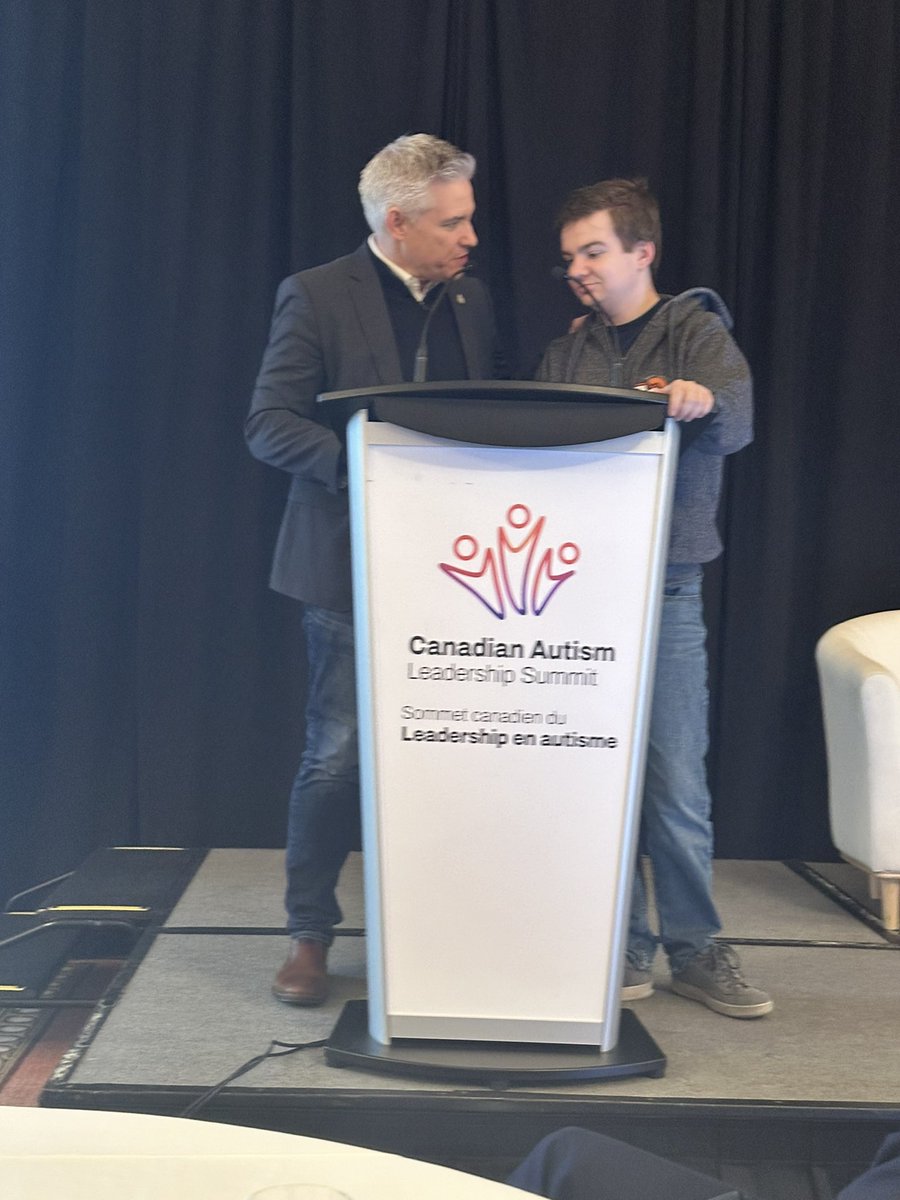 “We need to build a national autism strategy with rapid incrementalism” MP @MikeLakeMP opening up day 2 of Canadian Autism Leadership Summit #CALS2024 with his son Jaden. @AllianceAutism