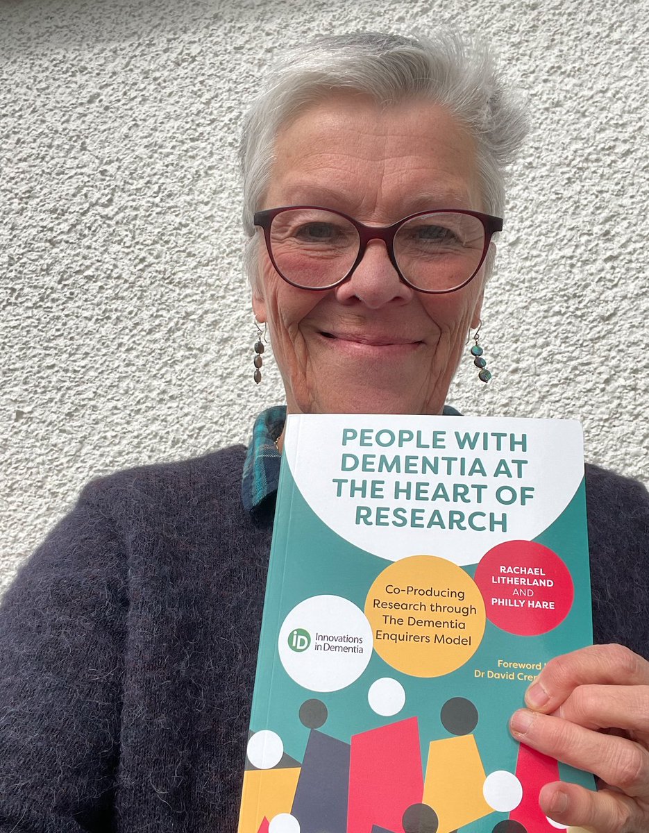 @Innov_Dementia @JKPBooks @TNLComFund A big high-5 to my fellow co-author Rachael, to all those who helped us see the @JKPBooks book to fruition - and to the hundreds of ppl w #dementia who are showing the world how they can (and should) do (and even lead) research.