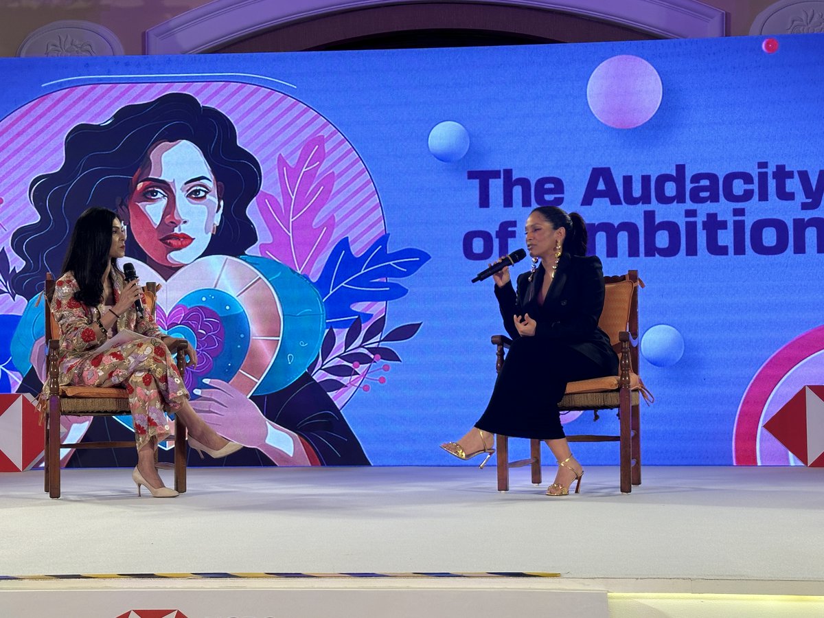 CNBCTV18News's tweet photo. #FutureFemaleForward | The Audacity of Ambition

@ShereenBhan in conversation with Fashion Designer- Entrepreneur-Actor @MasabaG on her journey, the story behind Netflix's series '#MasabaMasaba', the future plans of @HouseofMasaba & more  

Watch: https://t.co/D7tN5w3uYc 

@HSBC_IN @hcltech  @ITCCorpCom @FedExIndia @ficci_india  #Season2 #LeadershipCircle #FutureisHERs #FFFSeason2 #CNBCTV18 #GenderParity #PoweredByParity