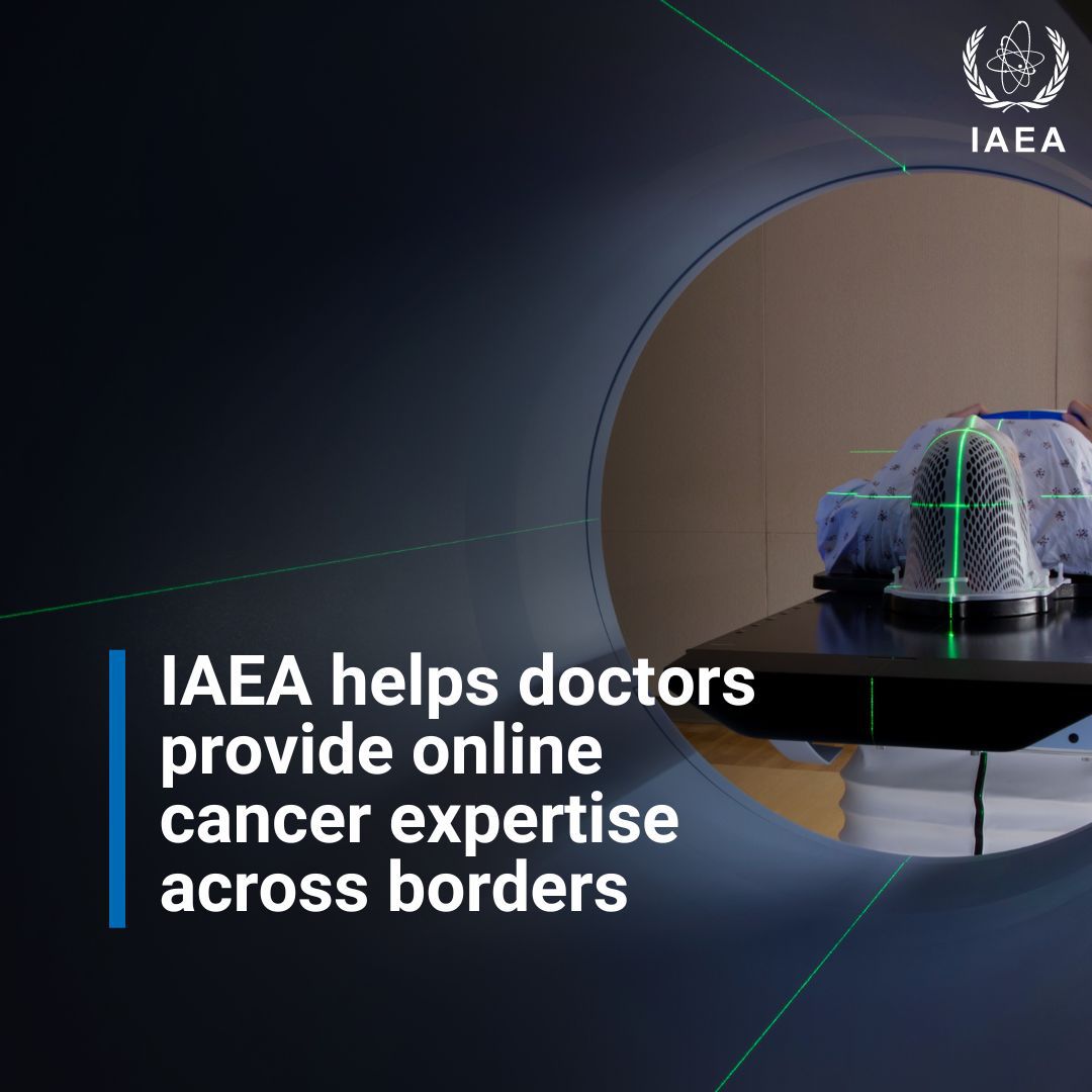 500+ radiotherapy professionals from 19 countries have joined IAEA-facilitated virtual tumour boards, enhancing #CancerCare4All across Asia-Pacific. These online sessions support critical clinical decisions & foster collaborative treatment strategies.
🏥 atoms.iaea.org/4cVrtN7