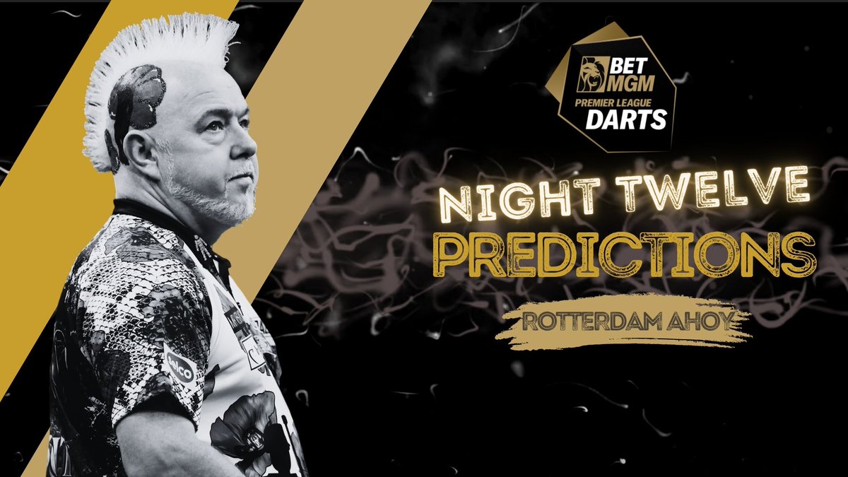 Night Twelve 2024 Premier League Predictions - Fantasy Darts Watch Here - youtu.be/Ig4ZvFWG0h0?si… #Darts #PremierLeague #PremierLeagueDarts #Fantasy