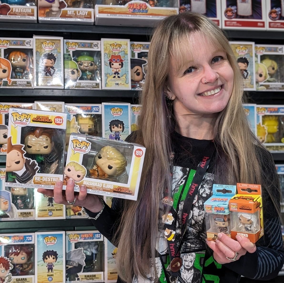 Pop drop!!! New anime funkos just in! #hmv #merch #anime #popculture #funko #MyHeroAcademia #NARUTO #pop #Collectibles #keyring