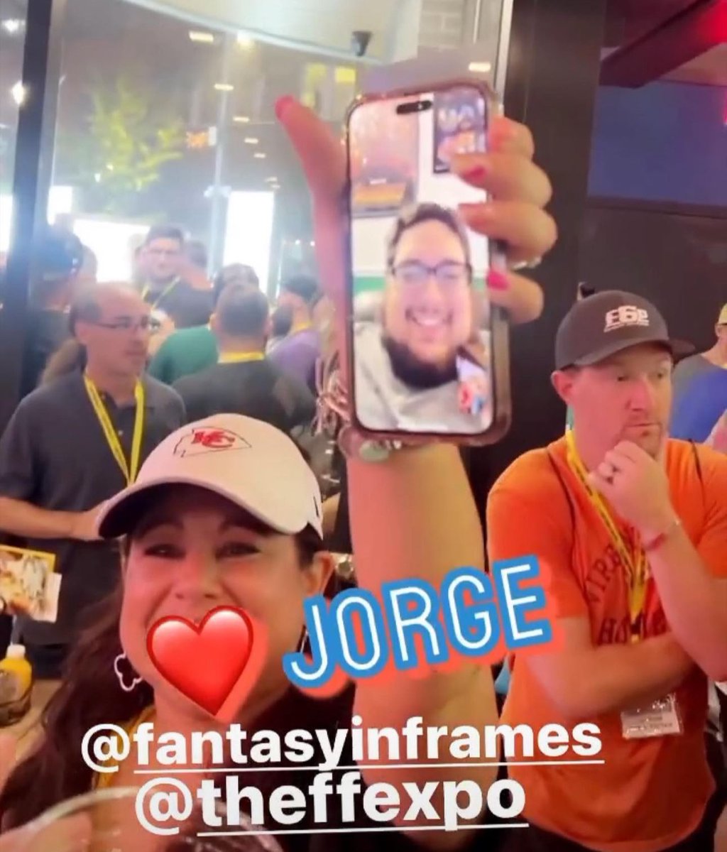 Jorge Edwards (@jorgebedwards) on Twitter photo <a href="/DrKJMurray/">Dr. Kevin Murray</a> <a href="/theffexpo/">The Fantasy Football Expo</a> <a href="/FantasyPros/">FantasyPros</a> <a href="/rotounderworld/">PlayerProfiler</a> <a href="/TheUndroppables/">The Undroppables</a> I couldn’t make the expo last year but @3boys1girlmom and <a href="/natemarcum/">Nate Marcum</a> made sure I saw a piece of the action that weekend.
There’s so many to mention. I’m biased but I’m looking forward to seeing members of The @FantasyInFrames family.
I’m looking forward to seeing <a href="/DrKJMurray/">Dr. Kevin Murray</a> <a href="/theffexpo/">The Fantasy Football Expo</a> <a href="/FantasyPros/">FantasyPros</a> <a href="/rotounderworld/">PlayerProfiler</a> <a href="/TheUndroppables/">The Undroppables</a> I couldn’t make the expo last year but @3boys1girlmom and <a href="/natemarcum/">Nate Marcum</a> made sure I saw a piece of the action that weekend.
There’s so many to mention. I’m biased but I’m looking forward to seeing members of The @FantasyInFrames family.
I’m looking forward to seeing