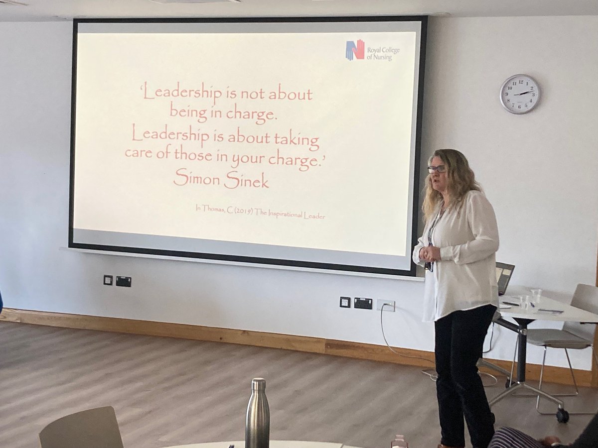 RCN Professional Lead for L&D, Lucy Tomlins, presents the RCN Leadership Programme to our #RCNIHSC delegates, defining the different forms of leadership and introducing the six learning options members can access to develop leadership skills. Read more: rcnlearn.rcn.org.uk