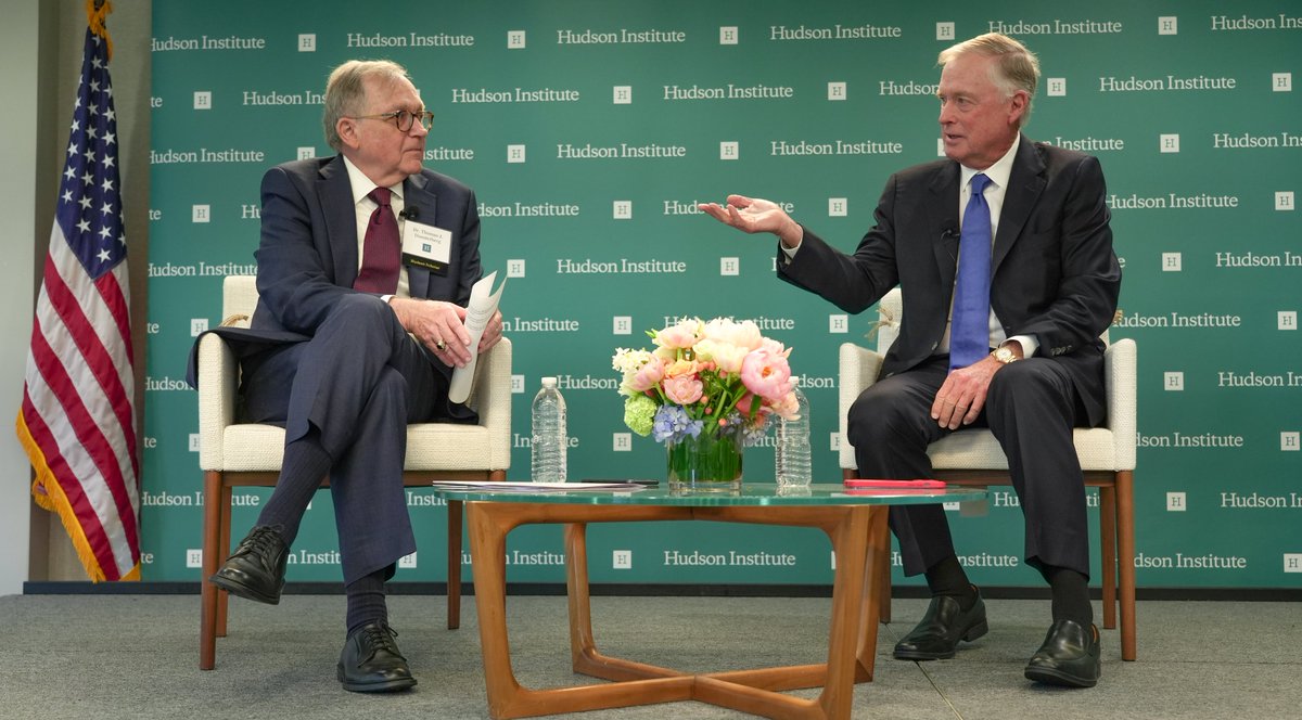 Dan Quayle, 44th vice president of the United States, sits down with Senior Fellow Tomas Duesterberg to reflect on Central and Eastern Europe's progress since he was in the White House. Live now: hudson.org/events/hudson-…